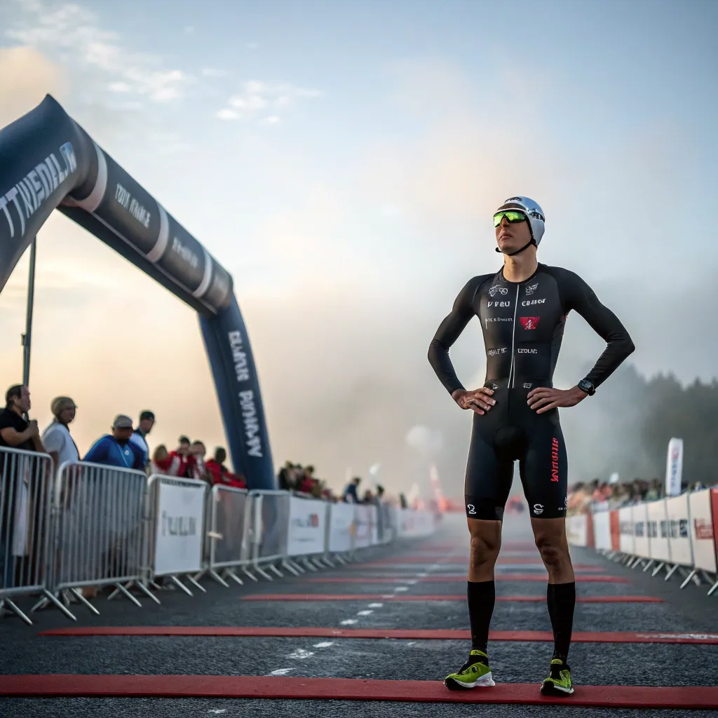 Triathlete ready to compete